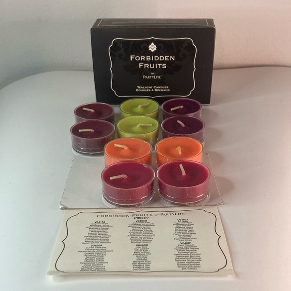PartyLite Forbidden Fruits Tealight Sampler New in box quantity 10 P95559 - Picture 1 of 7